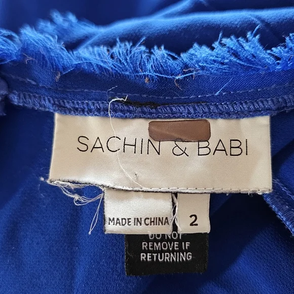 Sachin & Babi Nurul Dress In Blue Size 2 RTR - Picture 6 of 9
